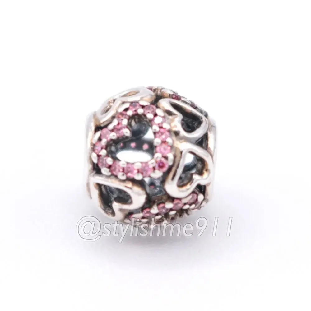Authentic PANDORA Falling in Love Charm - 791424CZS